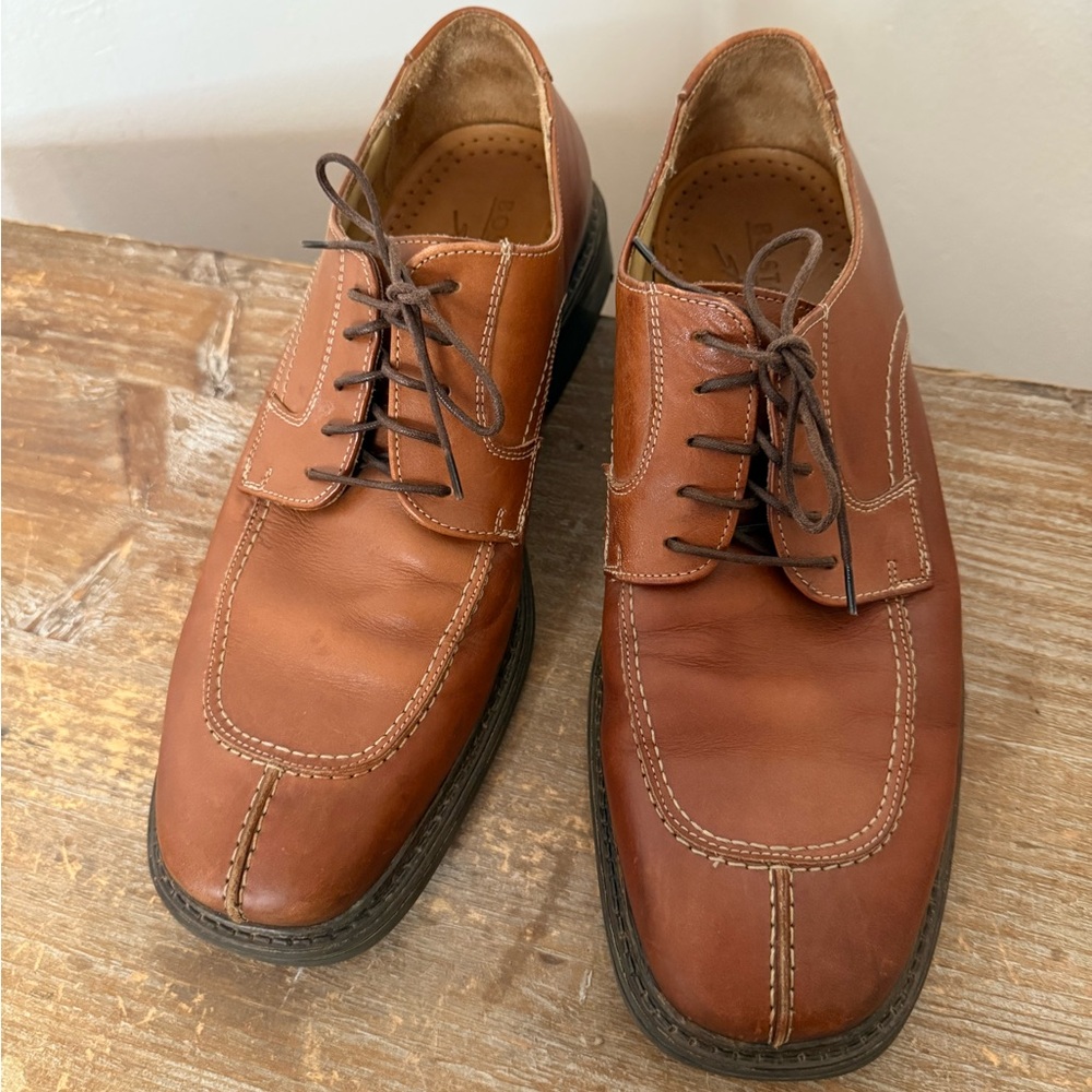 Bostonian Strada Brown Leather Oxford Shoes Men Size 12 M